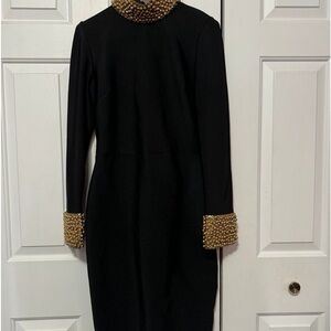 Long sleeve dress fashionova beaded $50